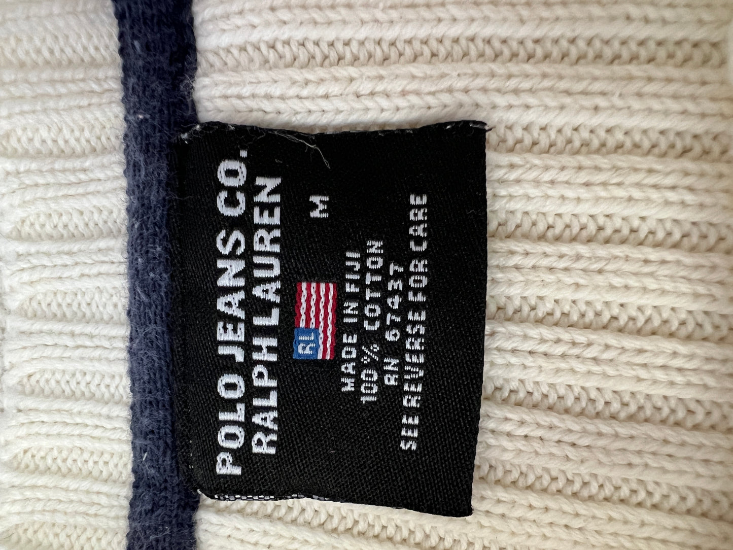 90s Polo Jeans Ralph Lauren American Flag Sweater