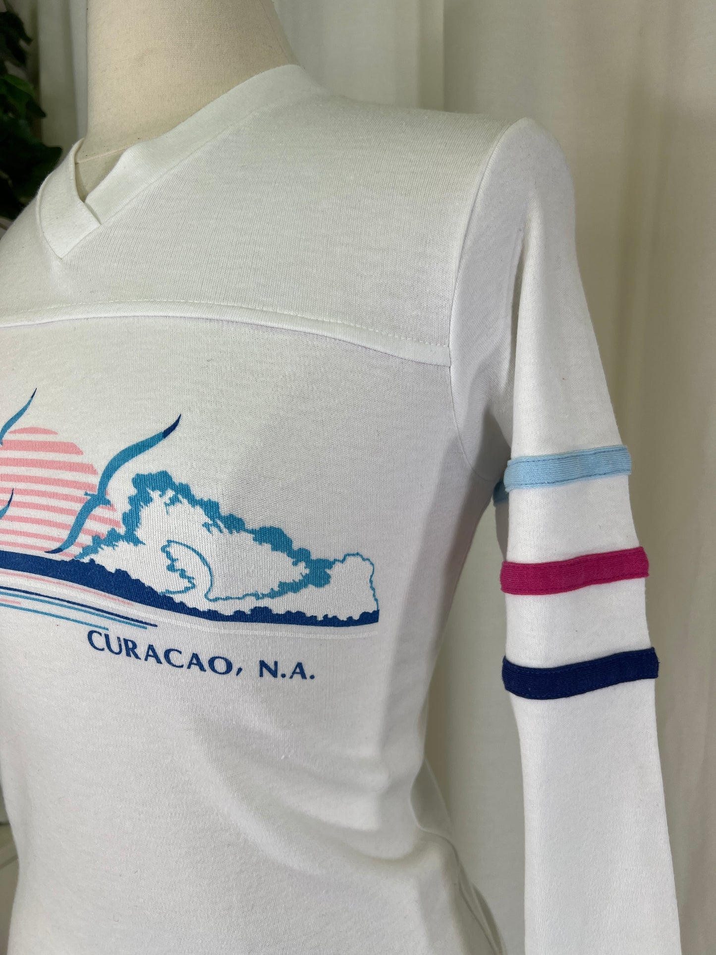 80s Curacao Tourist Souvenir Tee Shirt