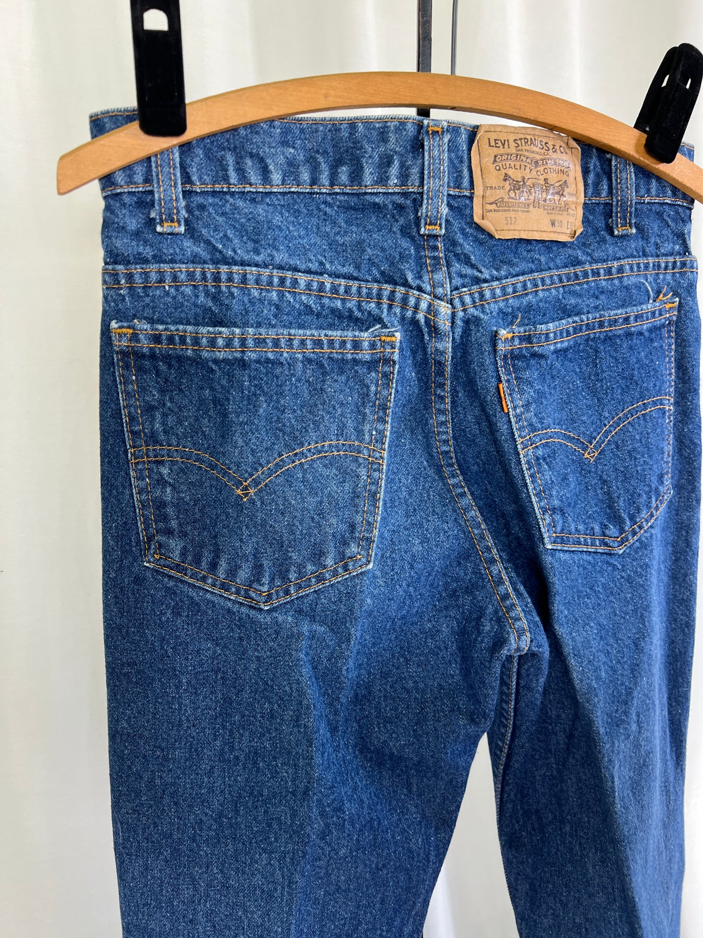 80s Orange Tab Levi’s 517s