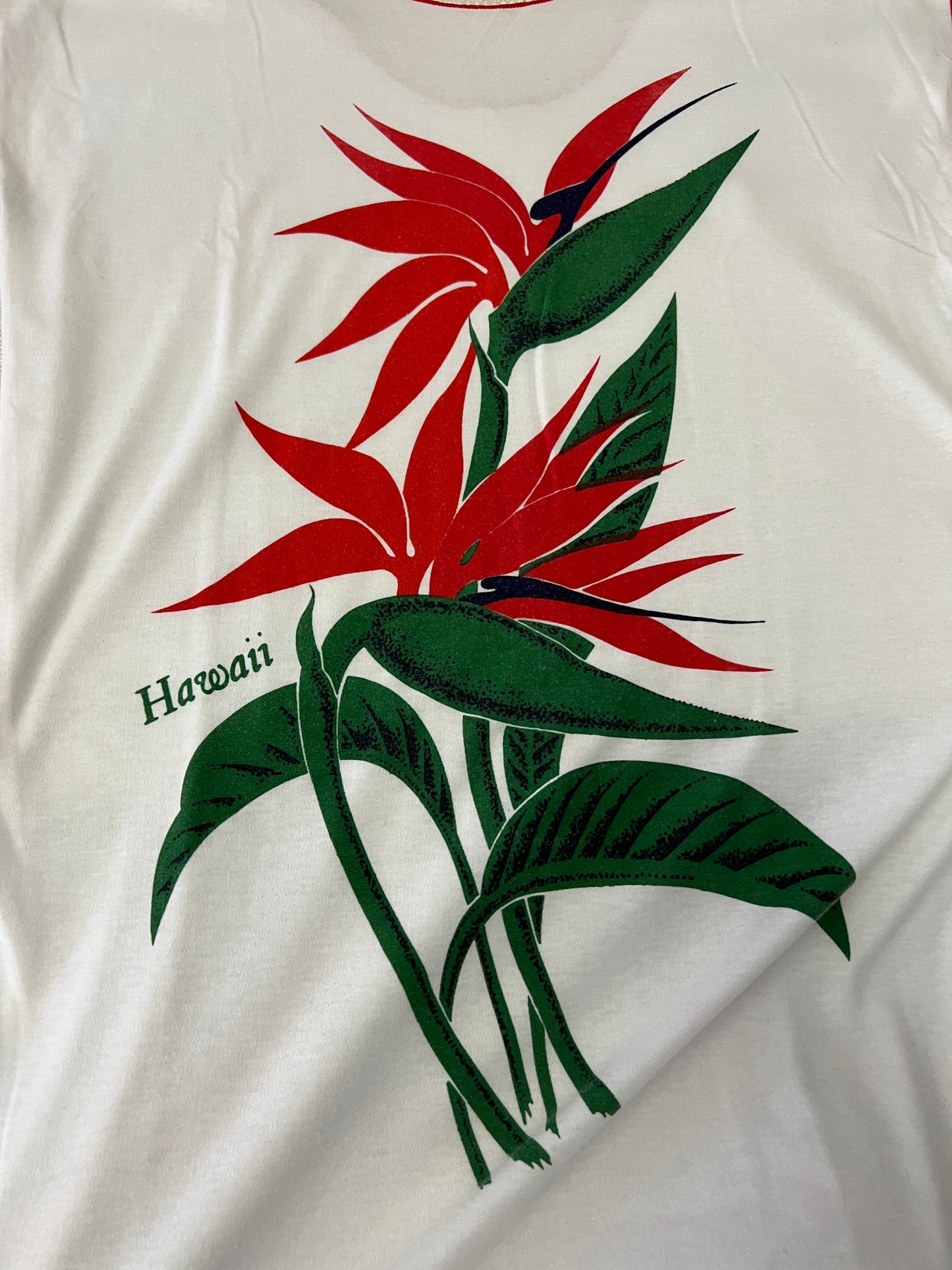 80s Hawaii Birds of Paradise Swim Cover Up