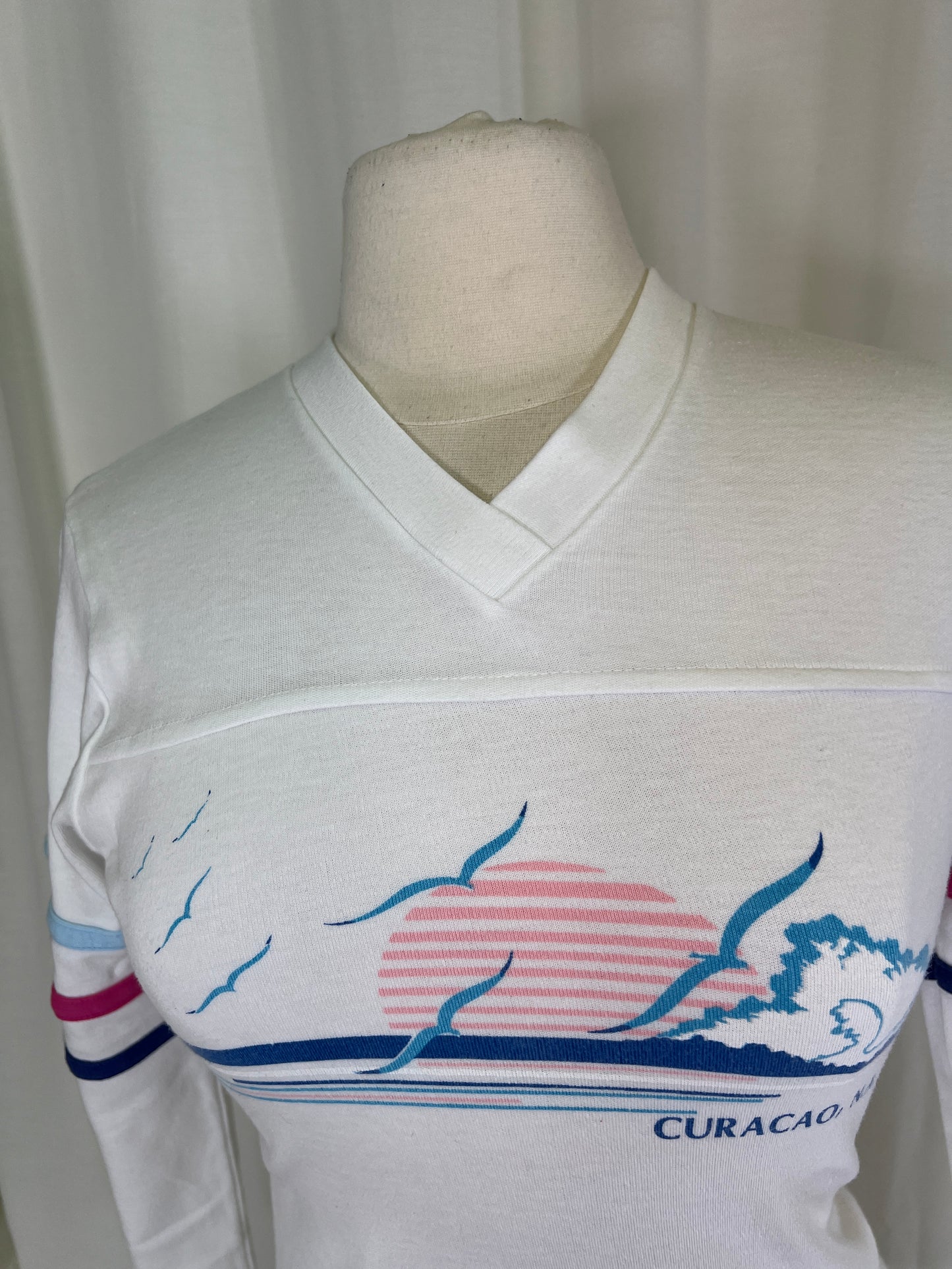 80s Curacao Tourist Souvenir Tee Shirt