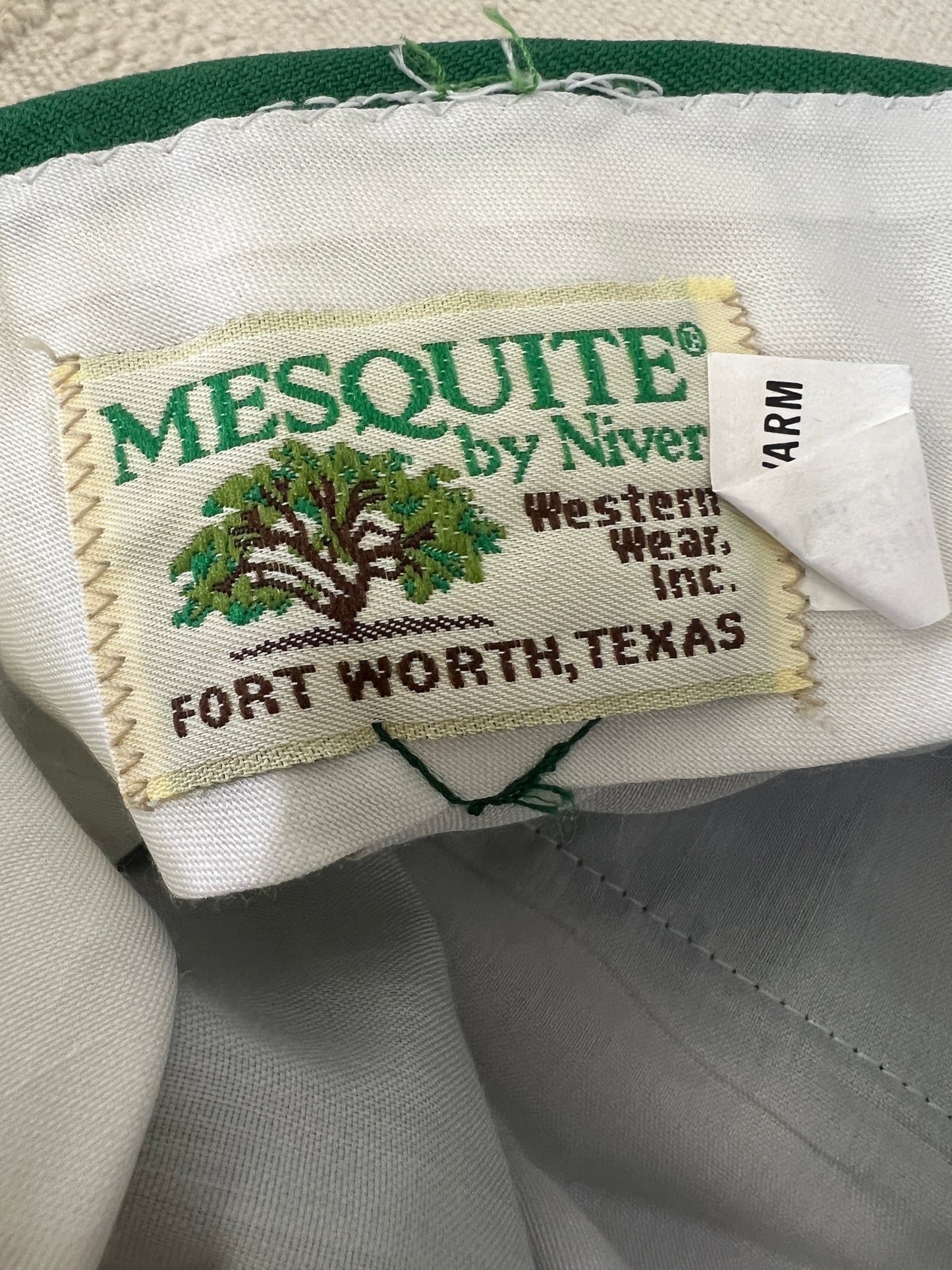 70s Green Mesquite by Niver Western Pants