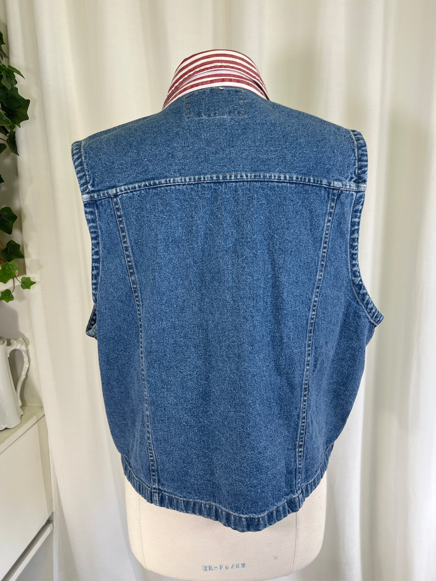 90s Quizz Jeans Americana Denim Vest