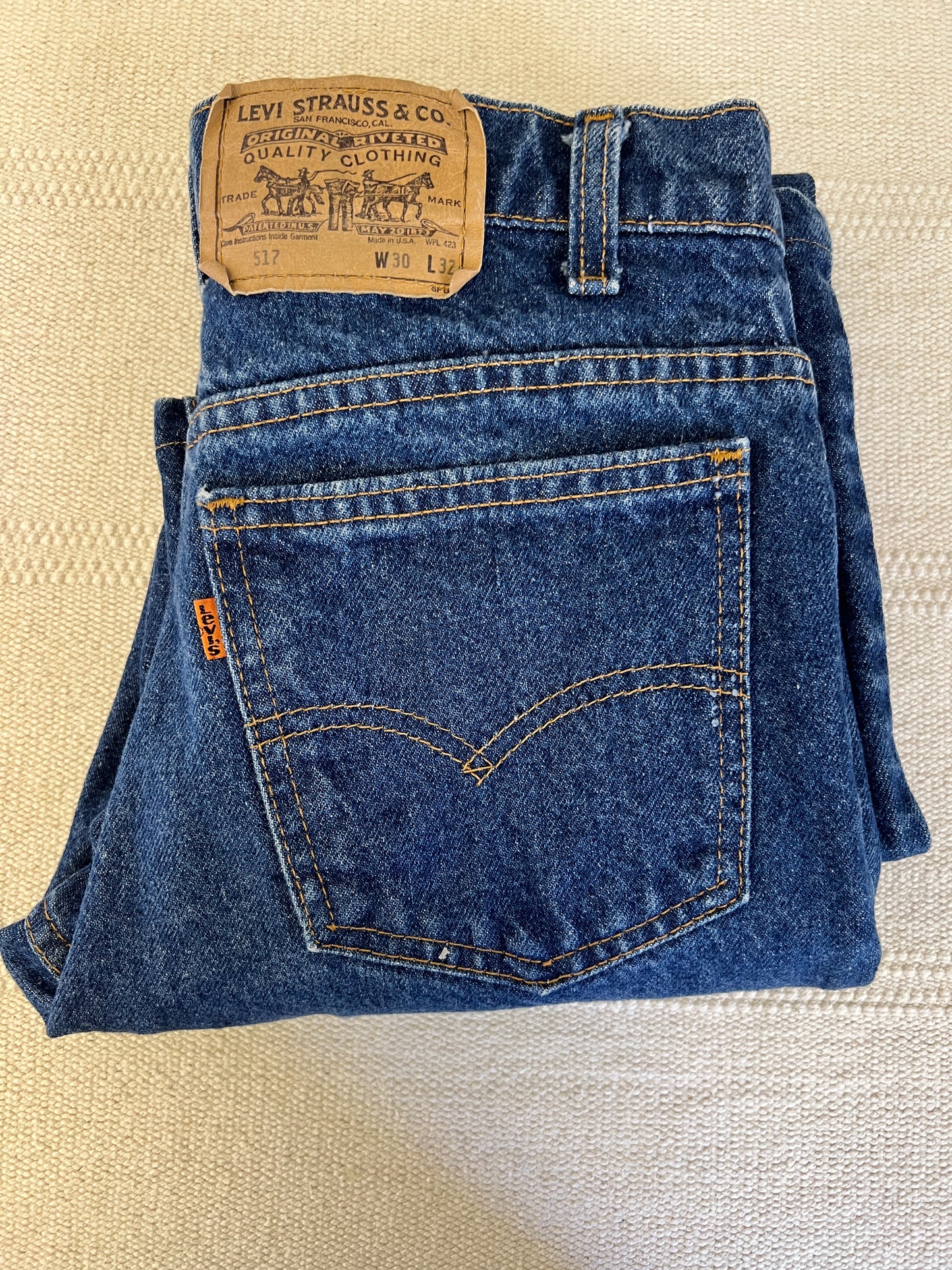 80s Orange Tab Levi’s 517s