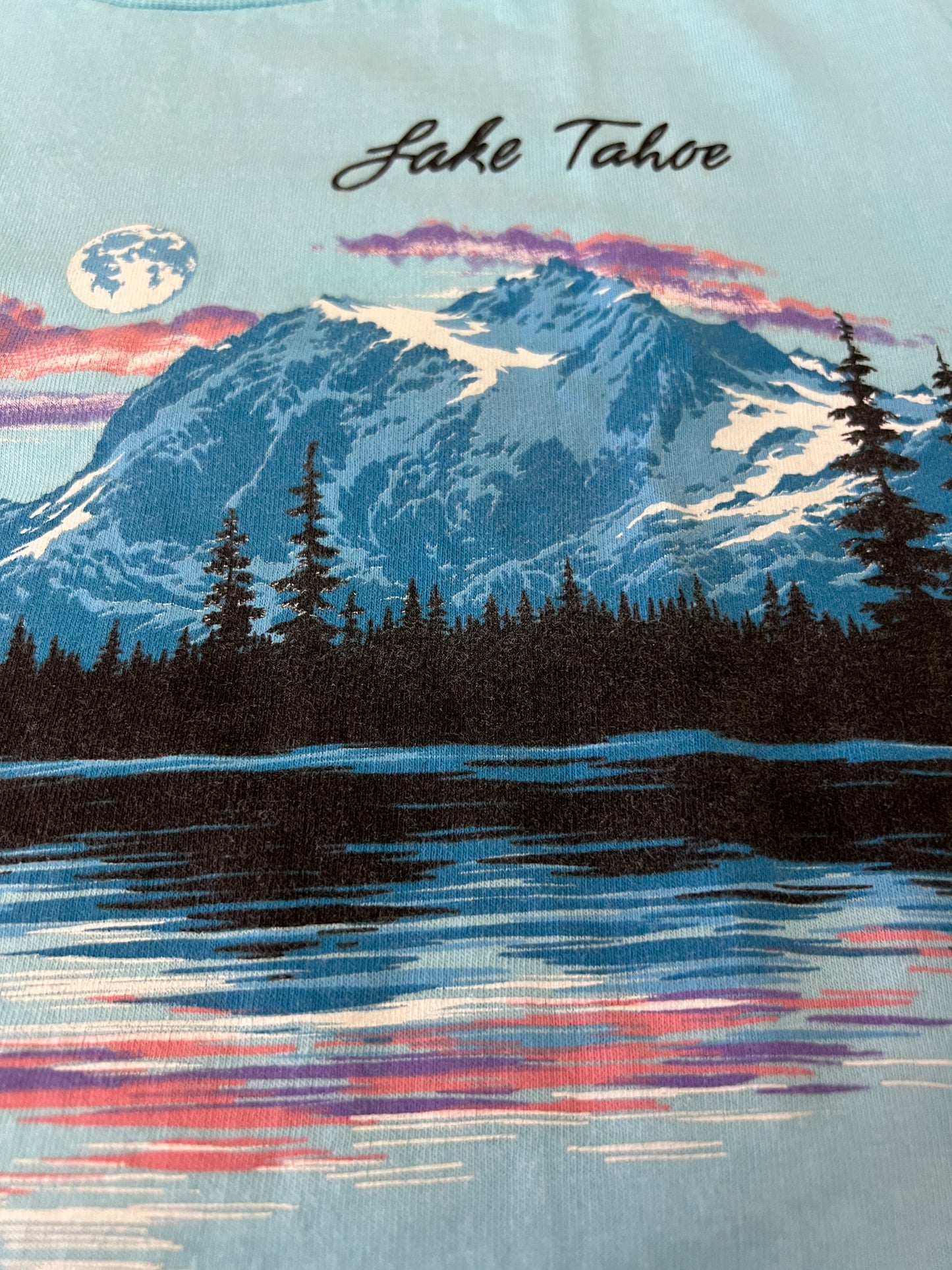 80s Lake Tahoe Souvenir Tourist Tee Shirt