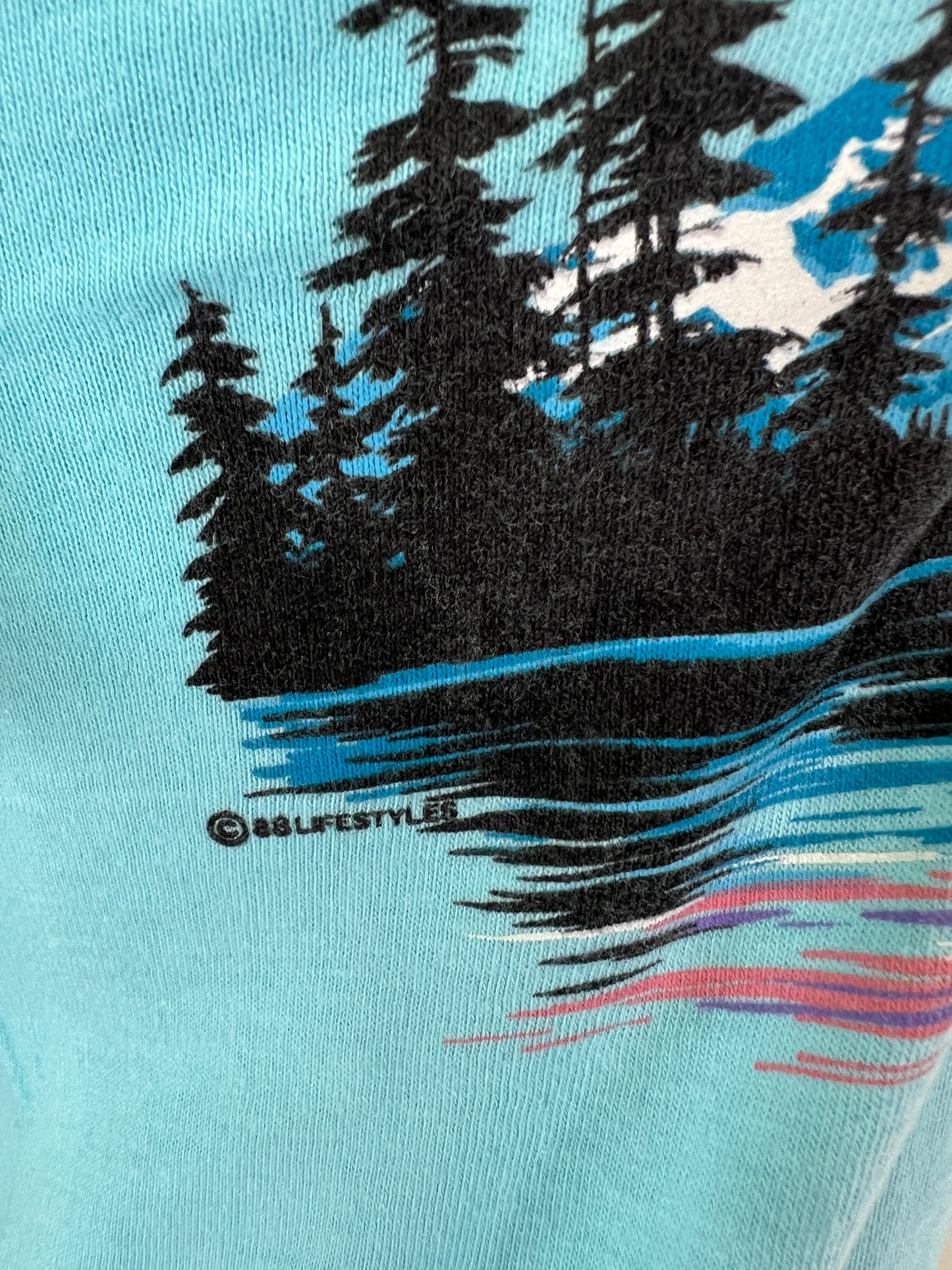 80s Lake Tahoe Souvenir Tourist Tee Shirt