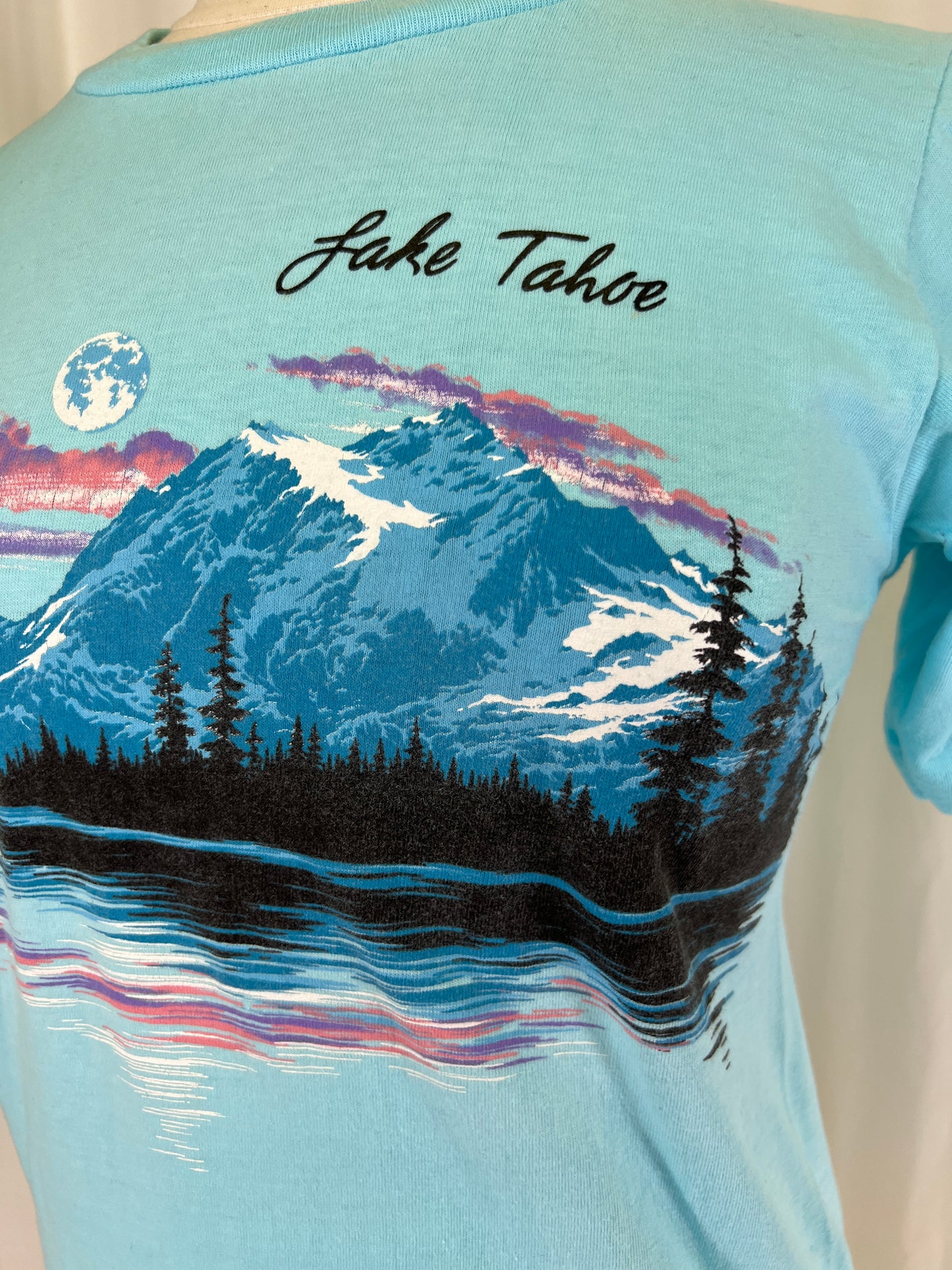 80s Lake Tahoe Souvenir Tourist Tee Shirt