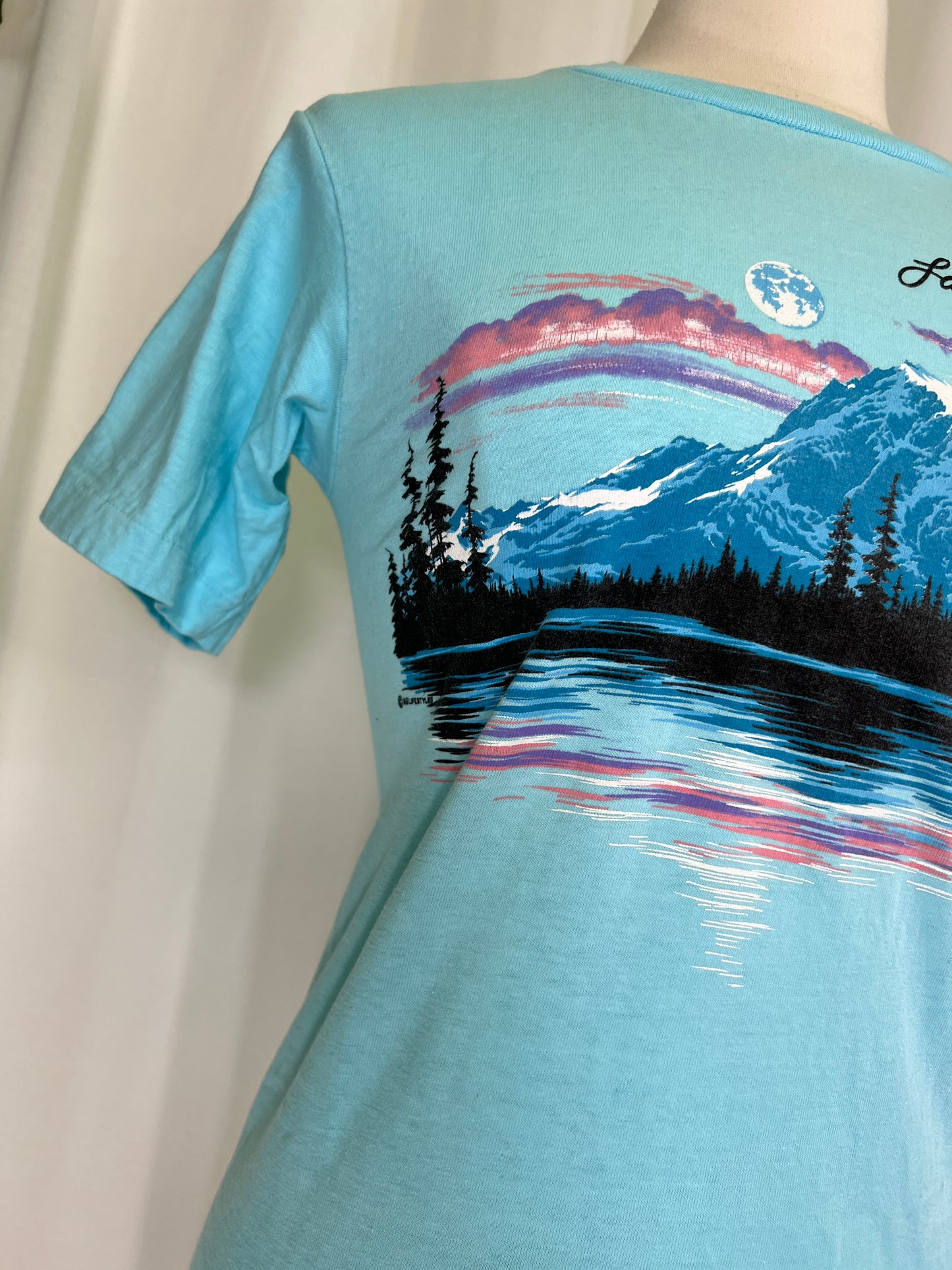 80s Lake Tahoe Souvenir Tourist Tee Shirt