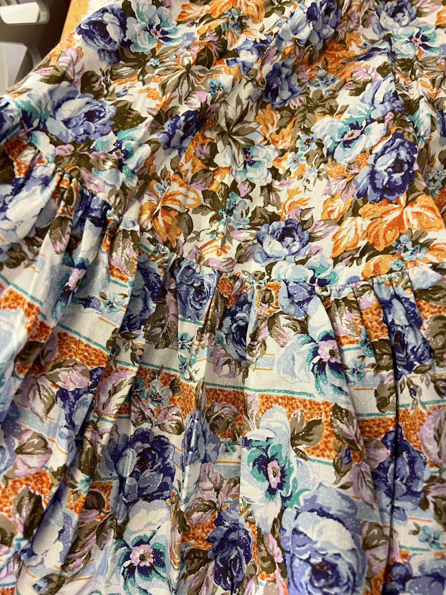 90s Swing Dancing Floral Western Circle Skirt