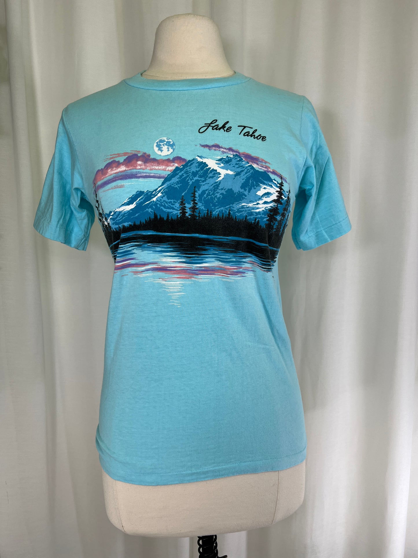 80s Lake Tahoe Souvenir Tourist Tee Shirt