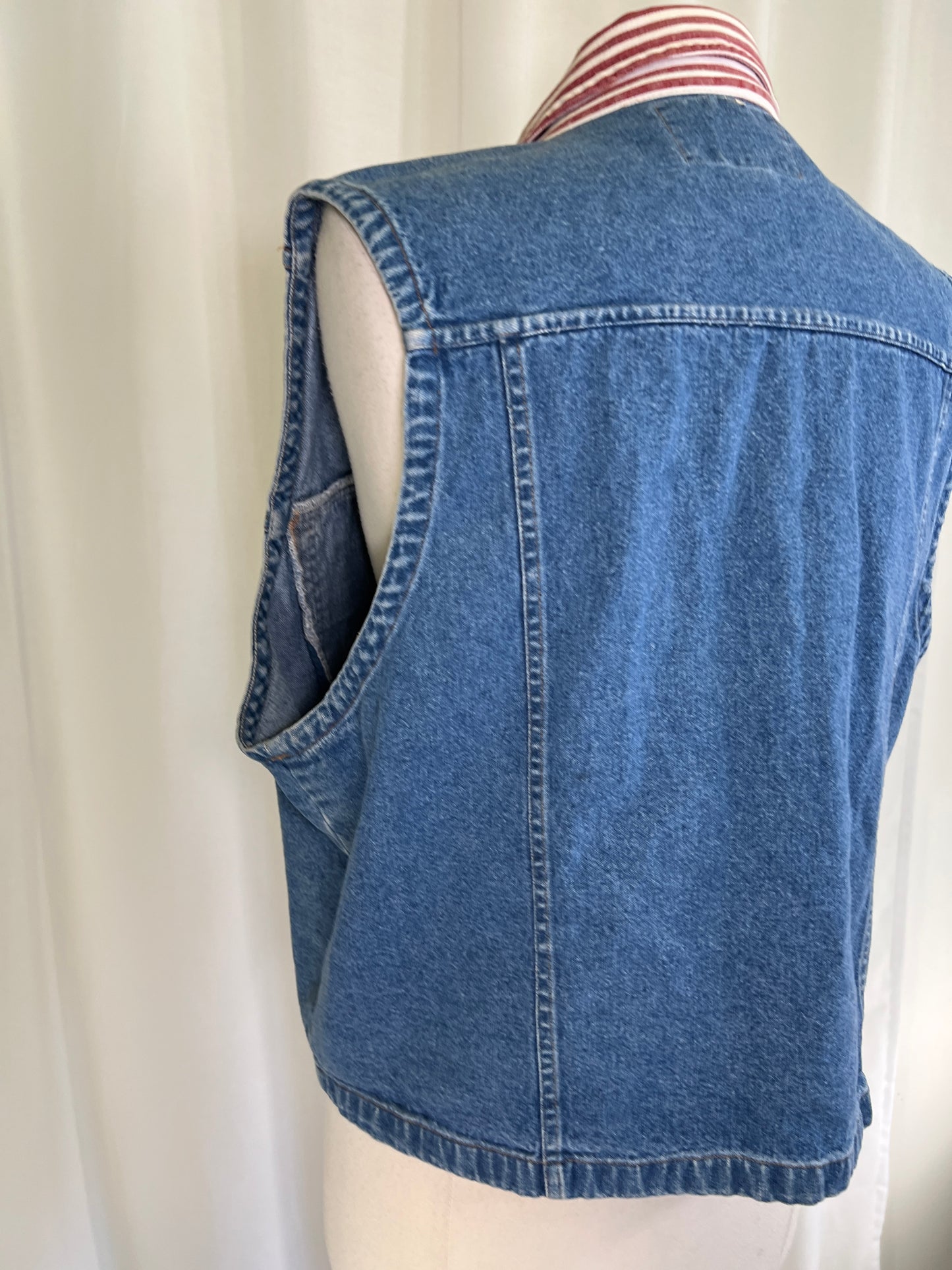 90s Quizz Jeans Americana Denim Vest