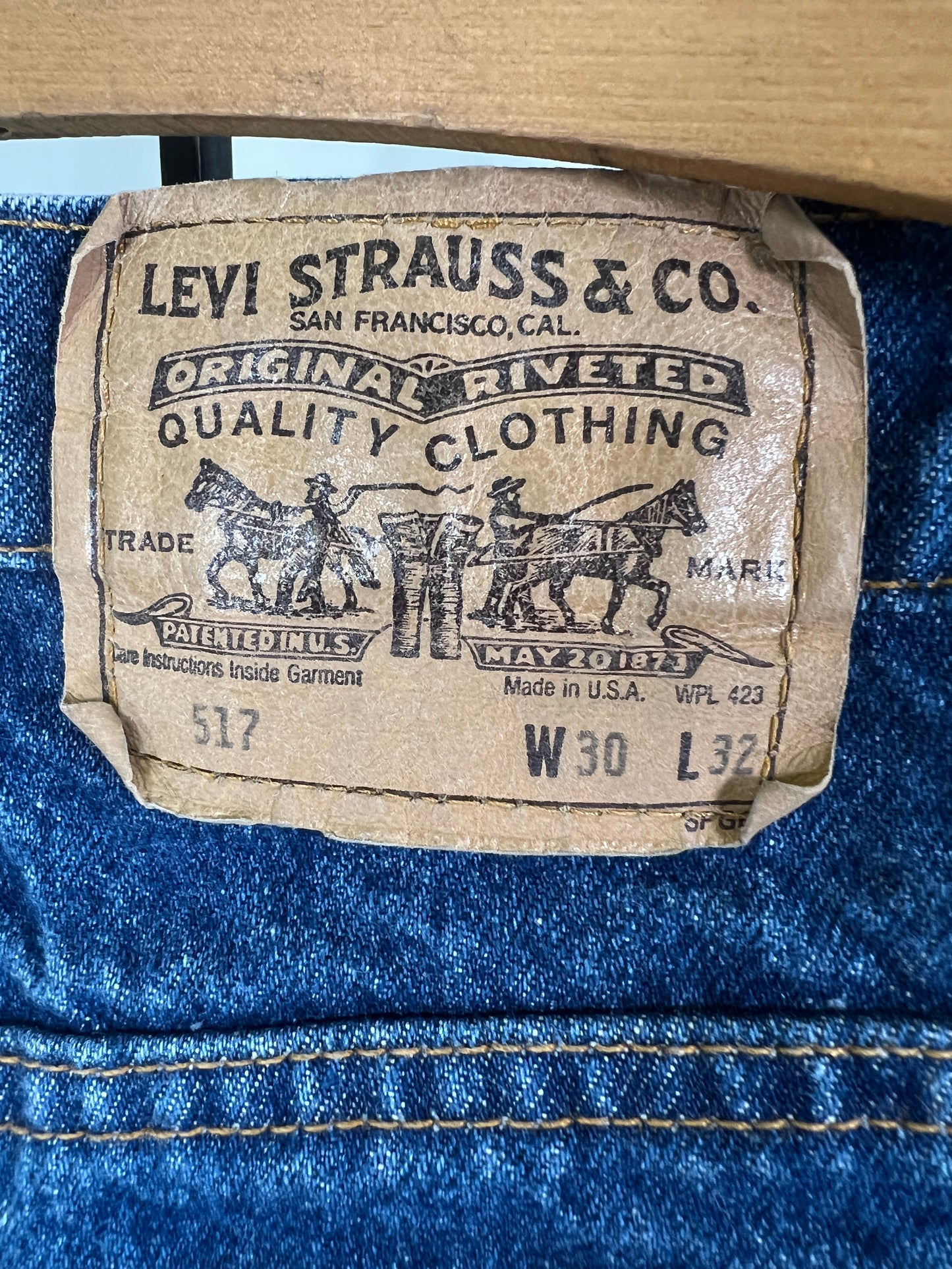 80s Orange Tab Levi’s 517s