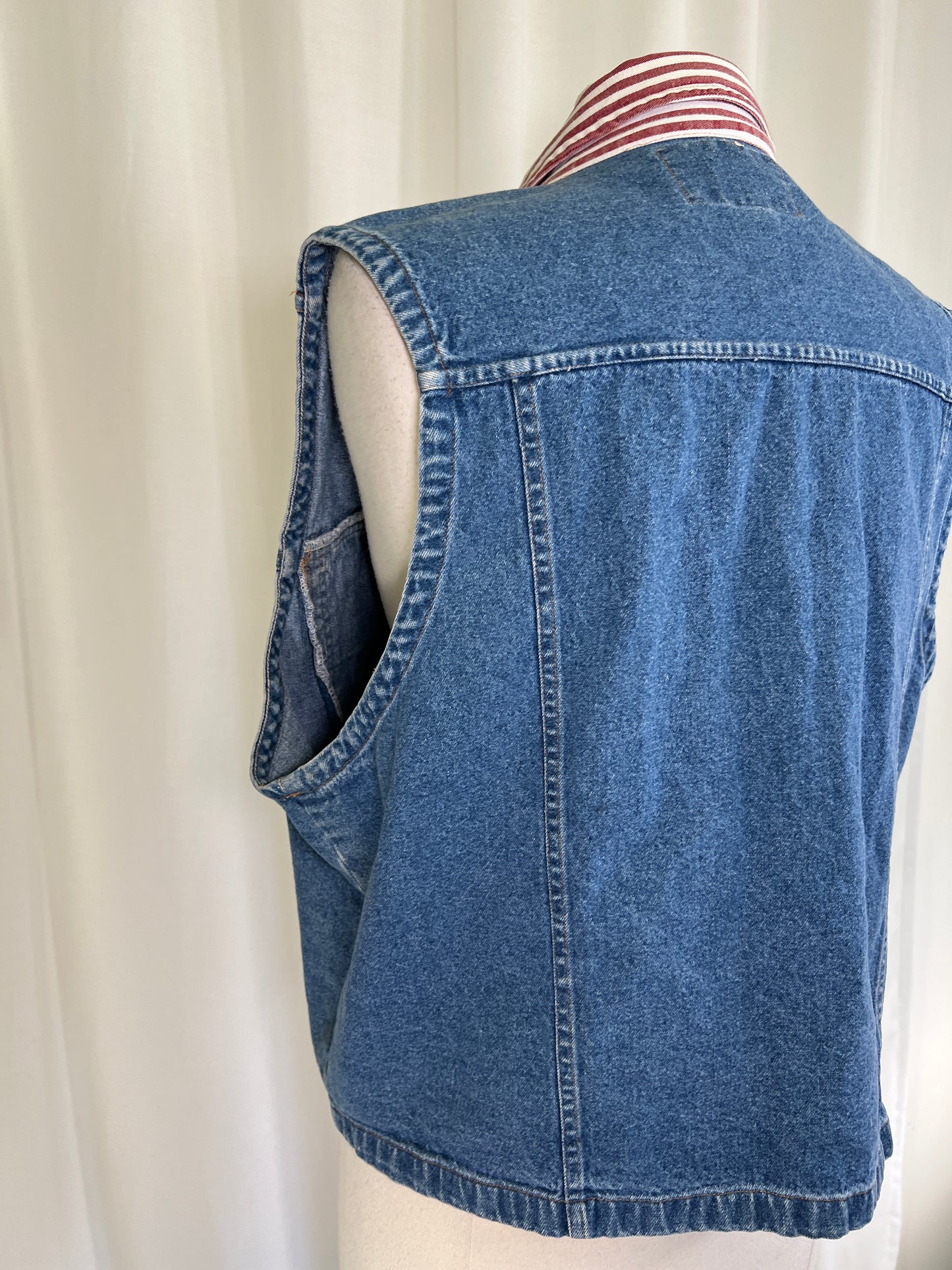 90s Quizz Jeans Americana Denim Vest