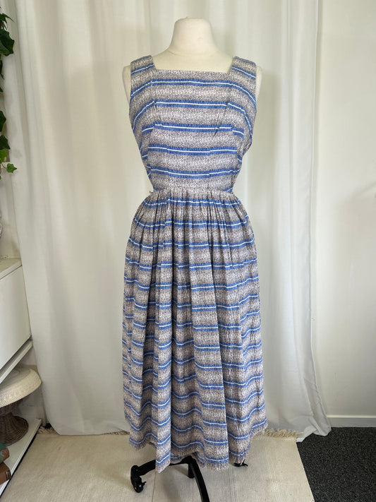 1950s Susan Rose Seersucker Day Dress