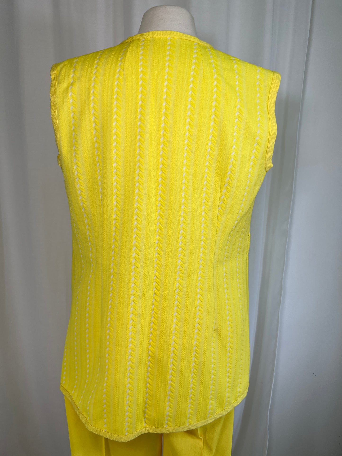 1970's Yellow Vest and Pants Set