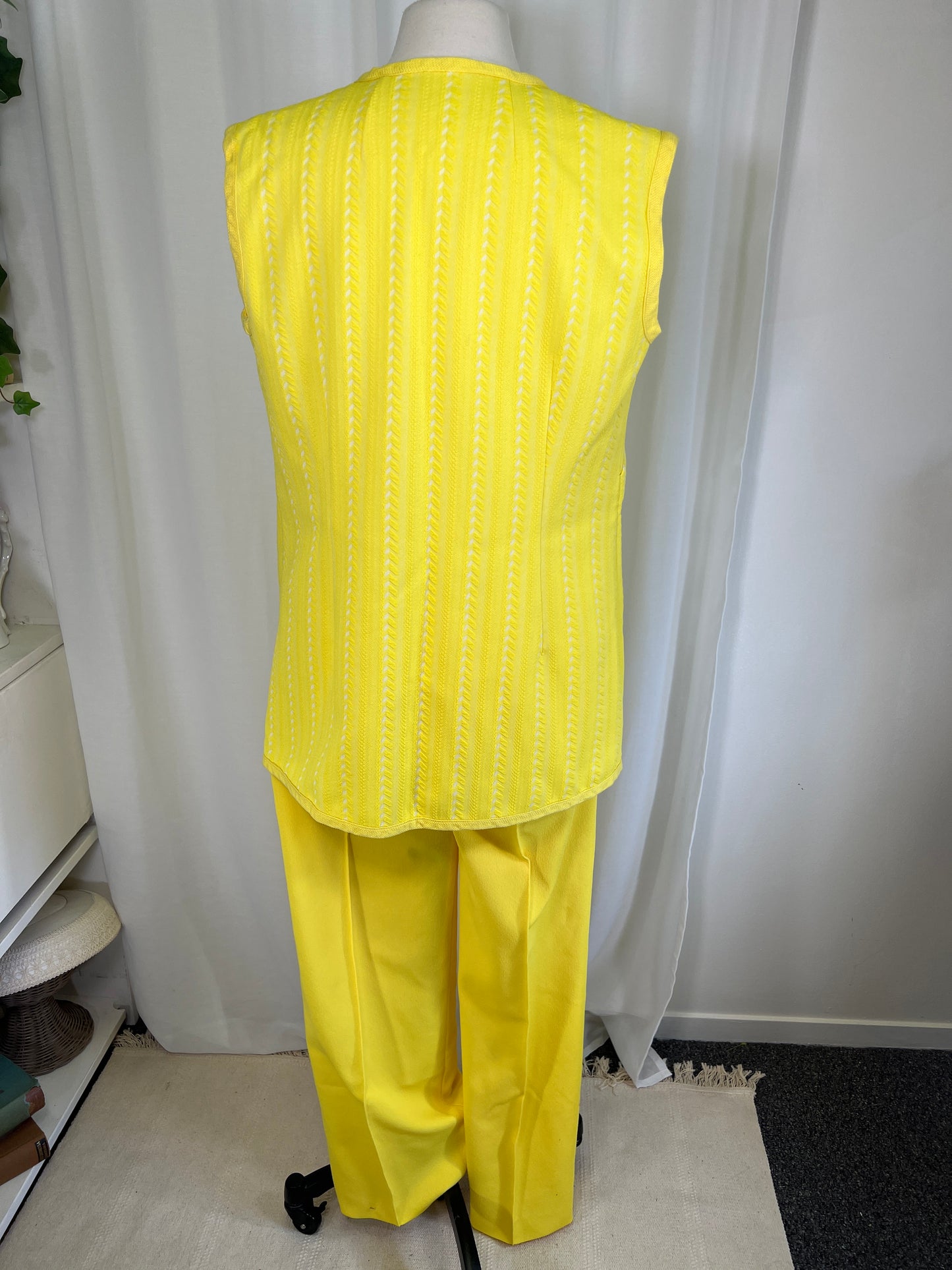 1970's Yellow Vest and Pants Set