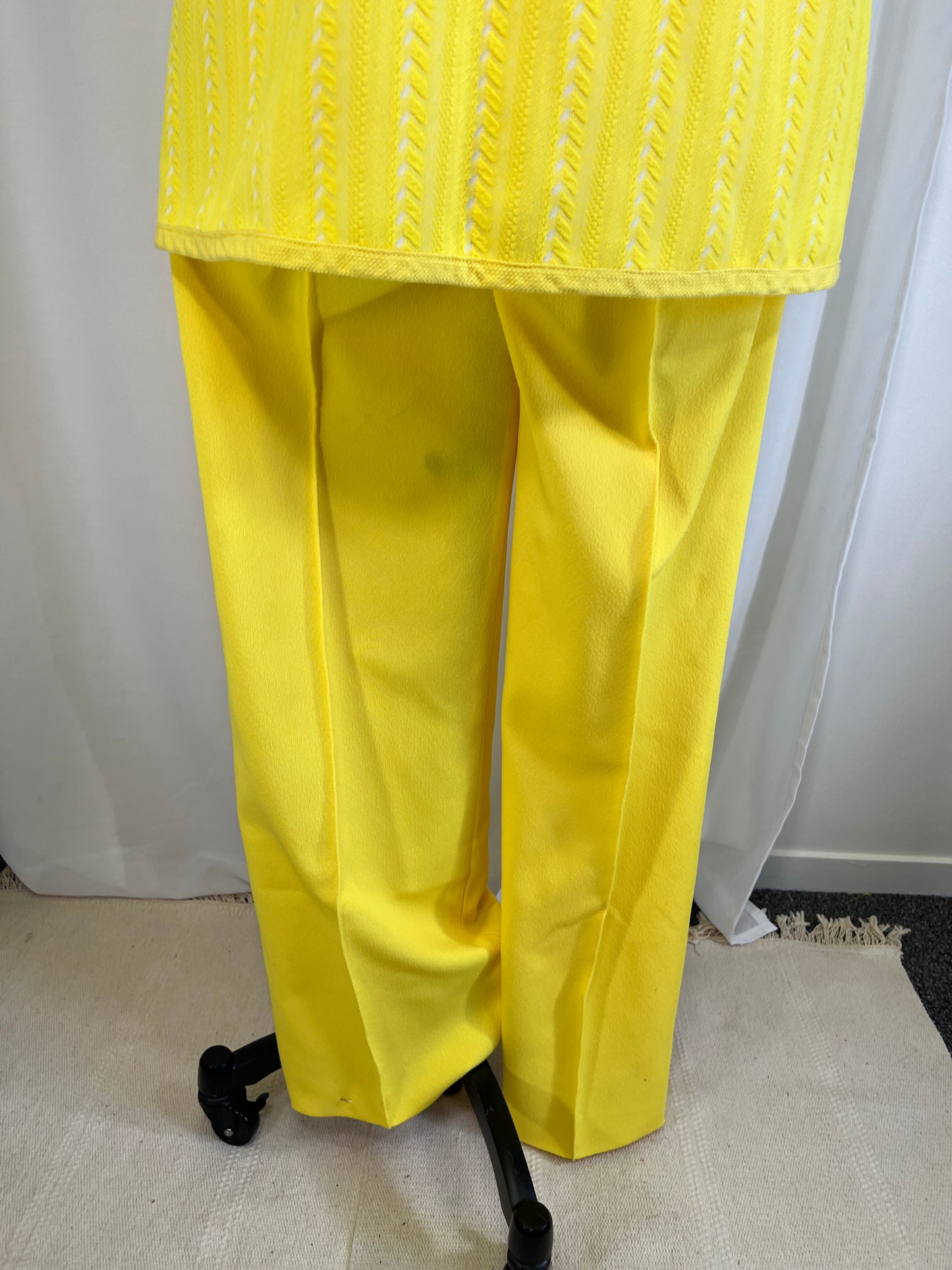 1970's Yellow Vest and Pants Set