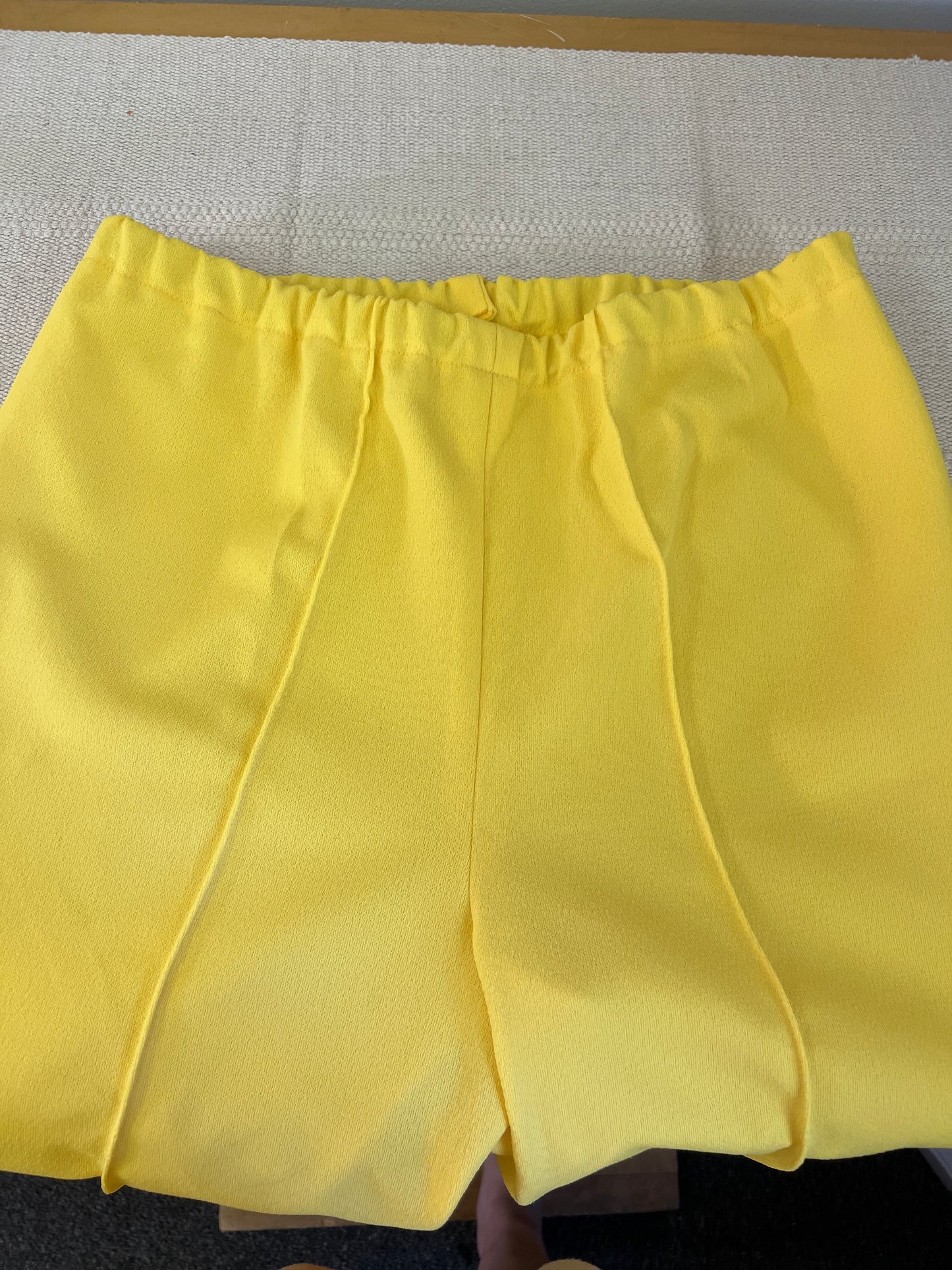 1970's Yellow Vest and Pants Set