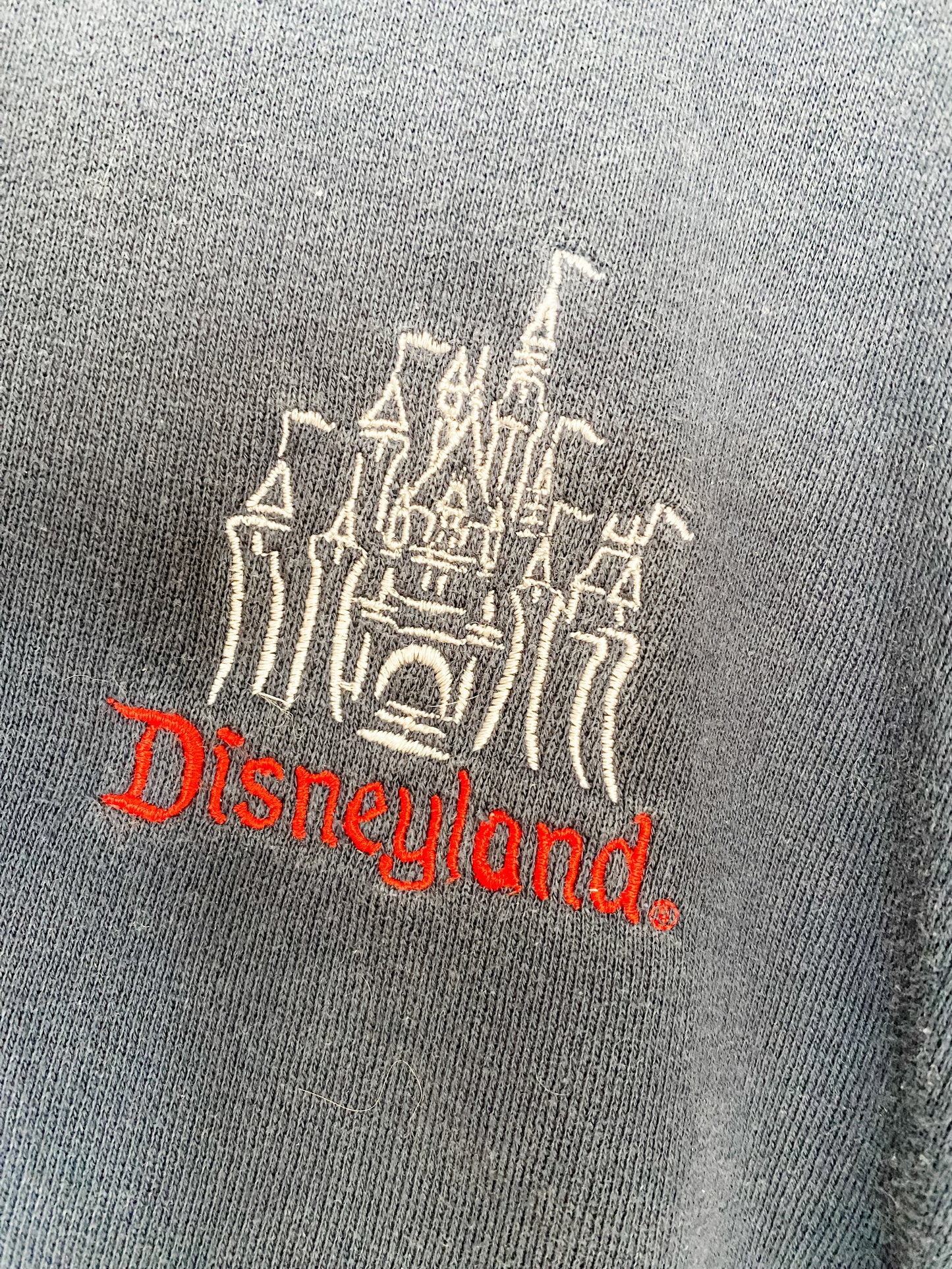 Navy Blue Disneyland Quarter Zip Sweatshirt