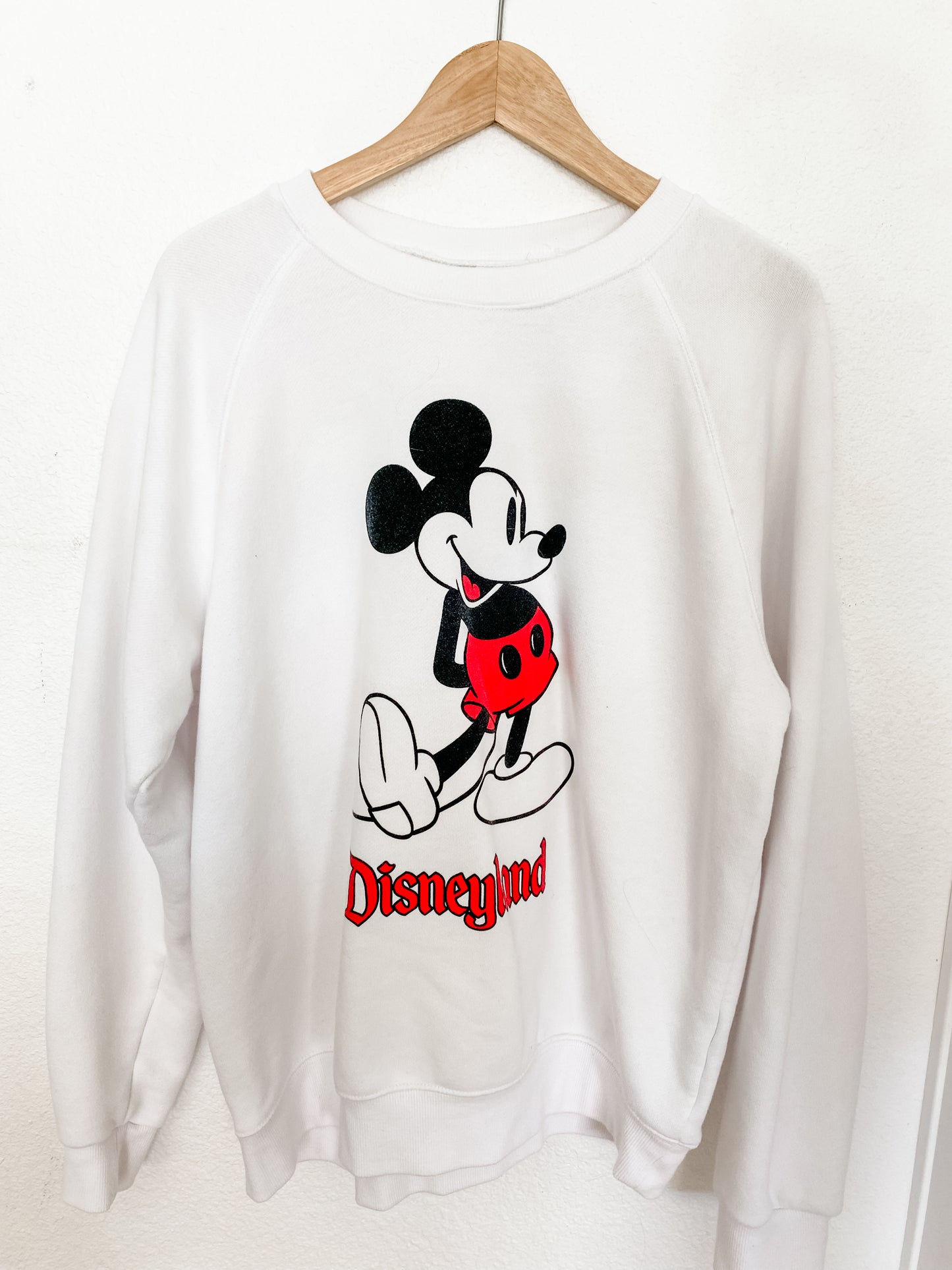 White Mickey Crew Neck Sweater