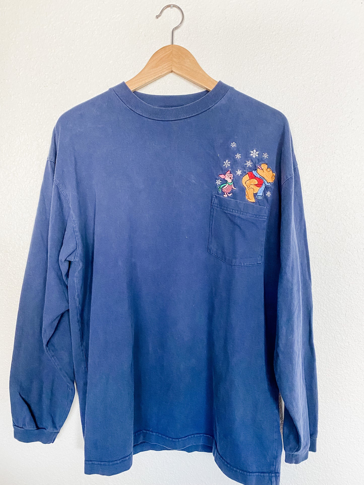 Pooh & Piglet Snowflake Long Sleeve T-Shirt