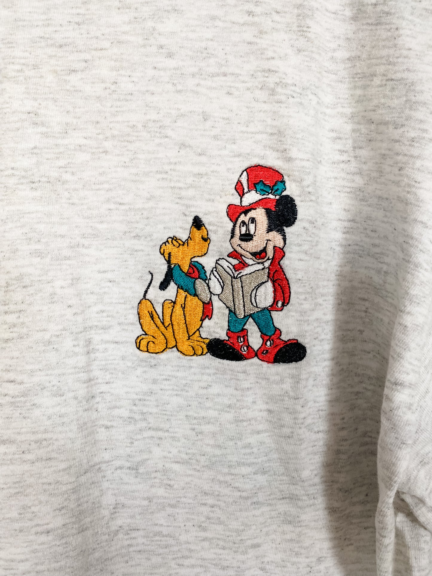 Mickey & Pluto Christmas Long Sleeve T-Shirt