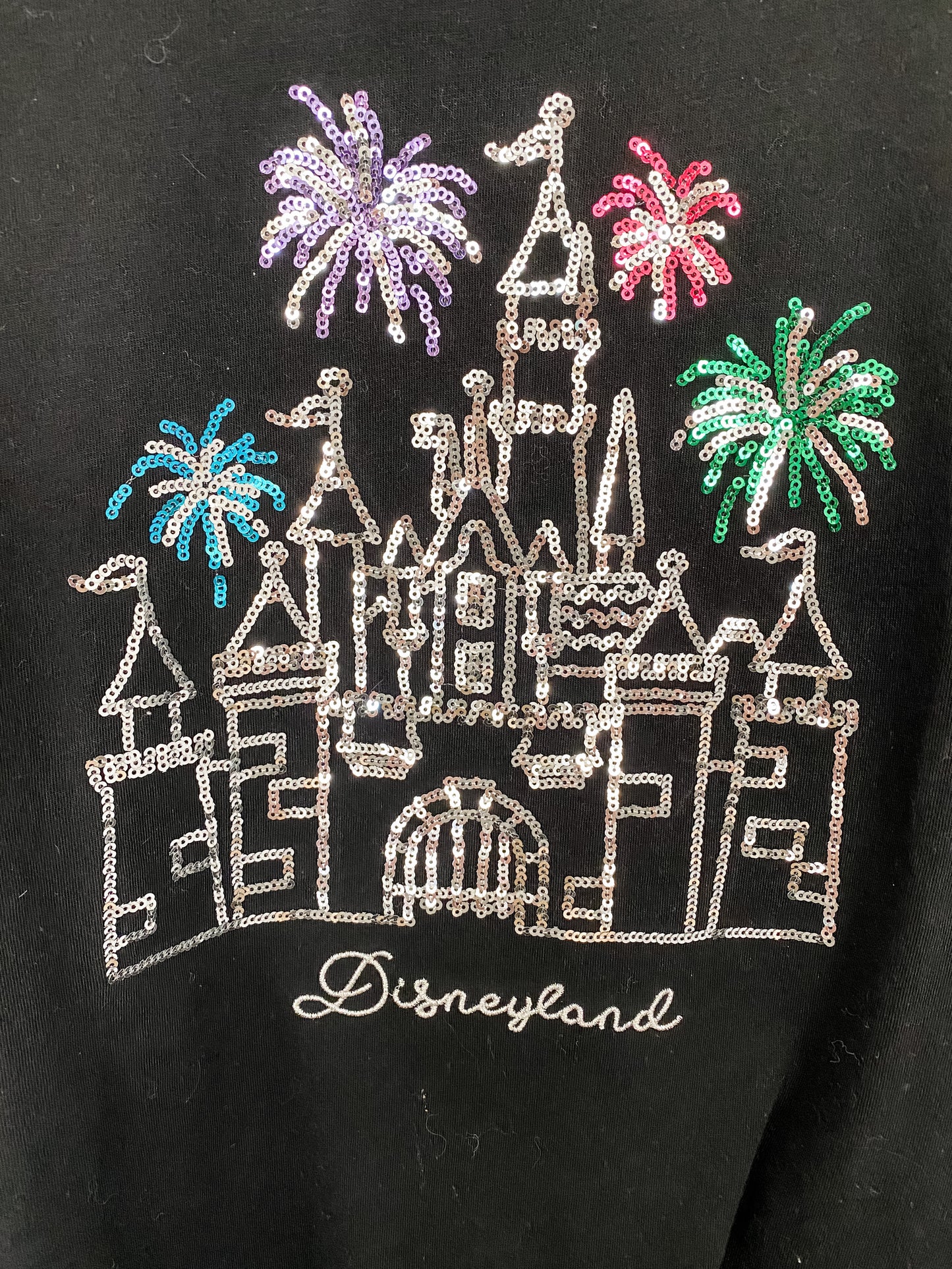 Disneyland Castle Sequined T-Shirt