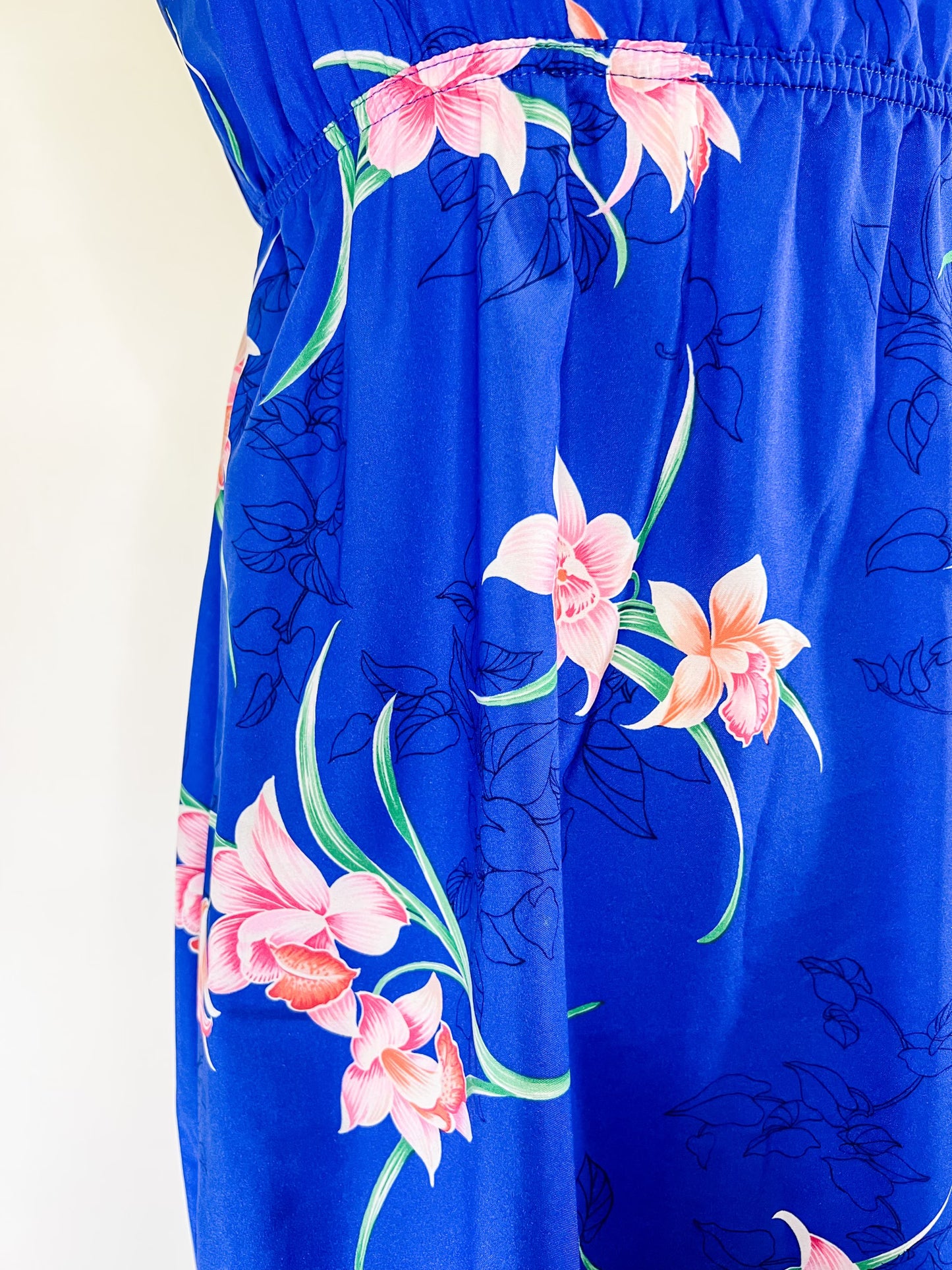 70s Hilo Hattie’s Blue Gown