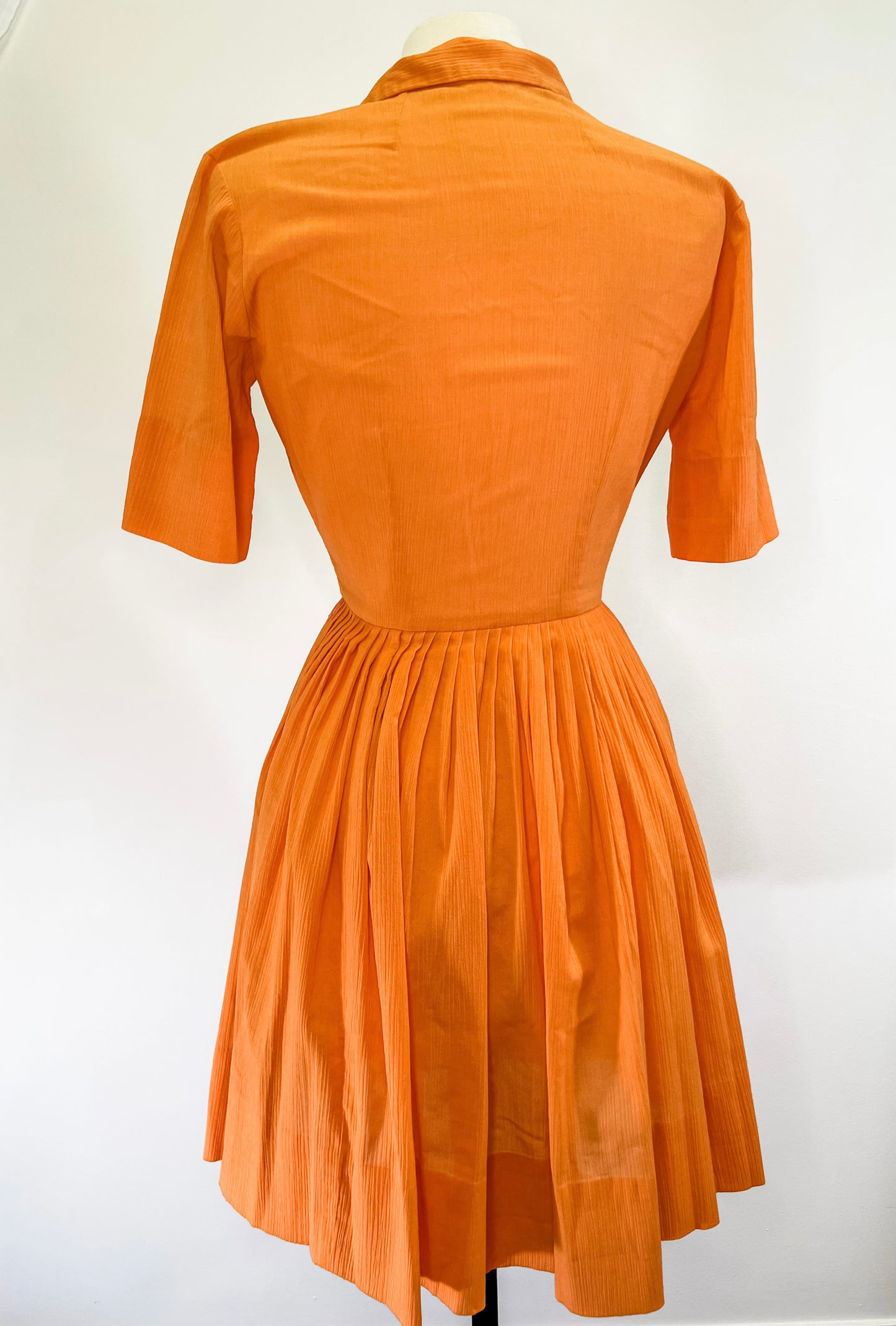 60s Lady Arrow Tangerine Dream Shirtwaist Dress