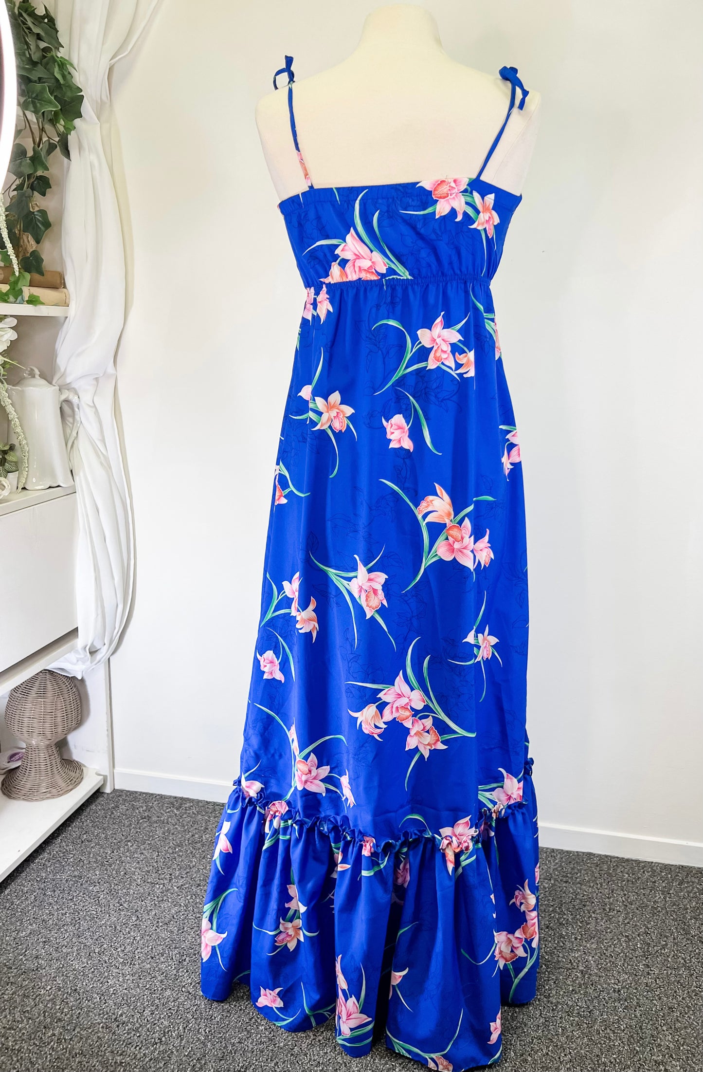 70s Hilo Hattie’s Blue Gown