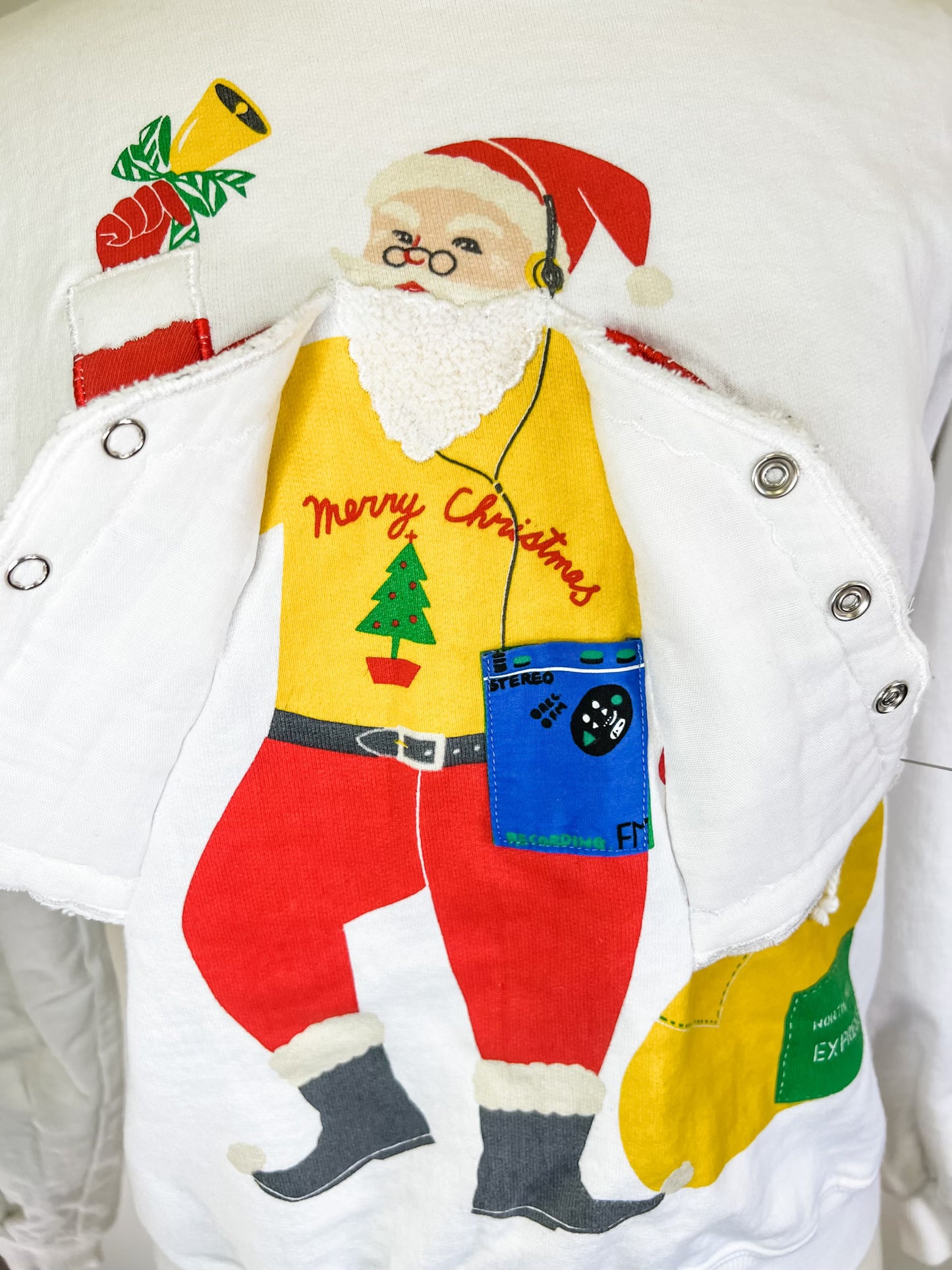 Vintage Cool Santa Holiday Sweater