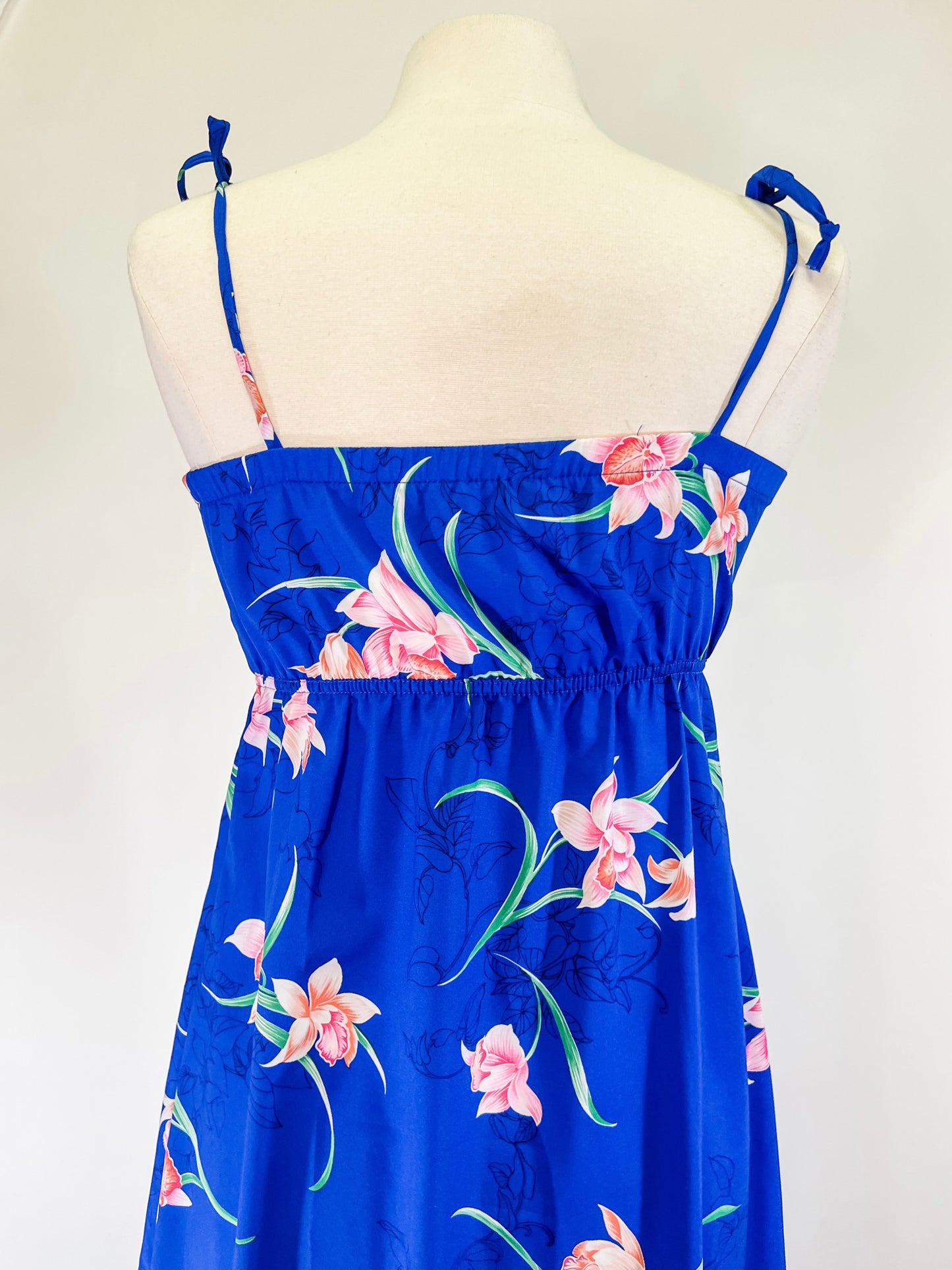 70s Hilo Hattie’s Blue Gown